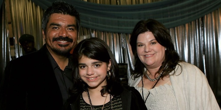 Ann Serrano Lopez, George Lopez, and Mayan